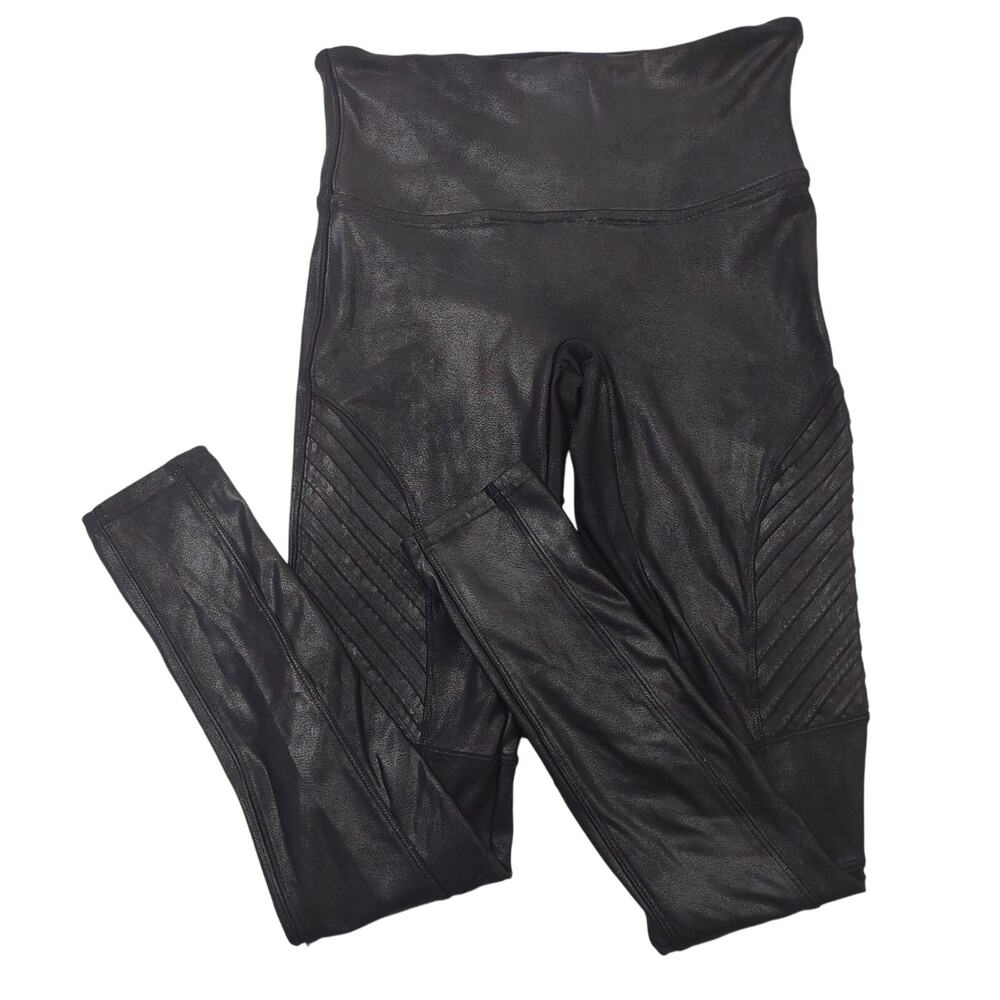 Spanx Moto Leggings, Size Medium